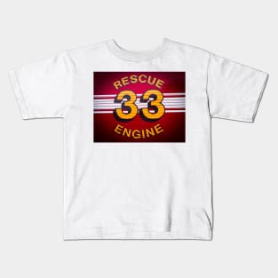 Rescue Engine 33 Kids T-Shirt